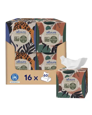 Produktbild von oecolife Kosmetiktücher 3lg., 100% Recycling, 16x60 Tücher/Box
