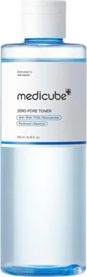 Image de Medicube ZERO PORE TONER 250ML tonique visage exfoliant et hydratant