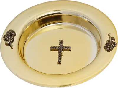 Produktbild von Weihnachtsliederschale, rund, gold