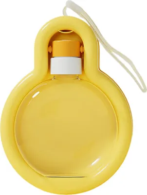 Produktbild von 350 ml/500 ml Haustier-Wasserflasche, tragbarer, auslaufsicherer Hundewasserspender mit Schüssel für Reisen, Wandern, Camping
