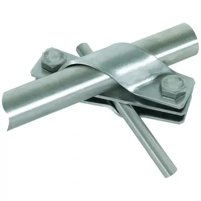 Obrázek produktu pro Připojovací svorka D 25mm pro Rd 7-10 - Terminál pro ochranu před bleskem 649 015