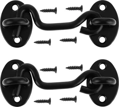 Immagine prodotto di Serrature - Sicurezza e privacy - 2 pezzi - Acciaio inossidabile - 7,5 cm