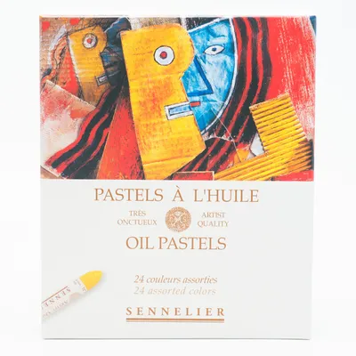 Produktbild von Sennelier Oil Pastels - Kartonschachtel mit 24 Ölpastellen - N132520.240