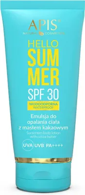 Produktbild von Apis - Hello Summer - Körperbräunungslotion mit Kakaobutter LSF 30 - 200ml