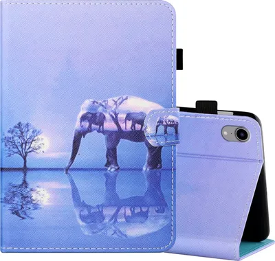 Produktbild von Für Apple iPad Mini 2024 8.3 Zoll / Mini 6 2021 Kunstleder Motiv 13 Tasche Hülle
