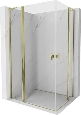 Obrázok produktu pre Mexen Mist L Duo otvárací sprchový kút 105 x 95 cm, transparentný, zlatý - 8A4L-105-095-50-00