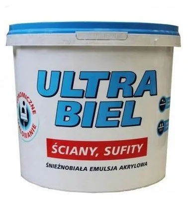 Produktbild von Acryl-Innenwand- & Deckenfarbe Ultraweiß matt, hohe Deckkraft, 5 L