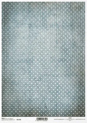 Image de Papier de riz pour découpage en points ITD-R1739 - A4
