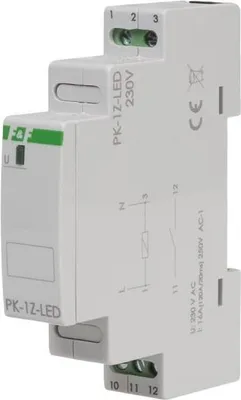 Obrázok produktu pre Elektromagnetické relé PK-1P 230 V, kontakt 1 x NO 16 A, nábehový prúd 120A/20ms