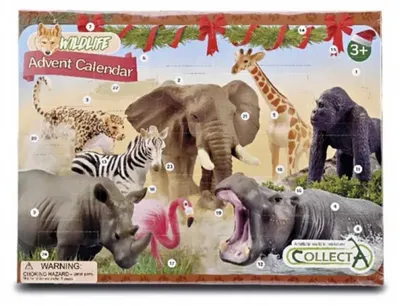 Produktbild von Collecta Wildlife Adventskalender Mehrfarbig  Kinder Mehrfarbig One Size