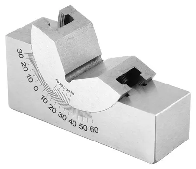 Image de Plaque d'angle 75x25x36 - Bloc d'angle - Bloc en V - Pour fraisage - Pour rabotage - Adapté pour machine de fraisage