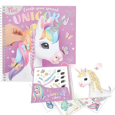 Image de Ylvi Create Your Unicorn Dress me Up - Stickerboek