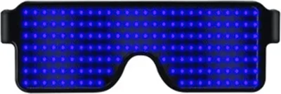 Obrázek produktu pro USB dobíjecí LED světelné brýle Smart Glasses Módní svítící brýle Svítící brýle pro každodenní dekoraci Bar Club KTV Party Costumes Blue