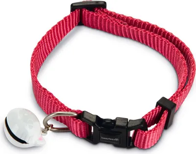 Produktbild von Beeztees Uni - Katzenhalsband - Nylon - rosa - 30x1x0,2 cm