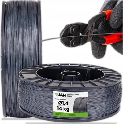 Obrázek produktu pro Vyztužovací drát - Fi 1,4 mm - svitek 14 kg - kalený - odolný proti korozi
