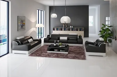 Produktbild von Sofa Klassische 3+2 Sitzer Couch Leder