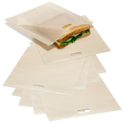 10er-Pack Teflon Toastbags, antihaftbeschichtet, 18x16 cm
