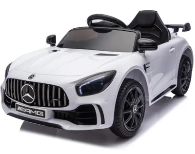 Produktbild von Mercedes AMG GTR - Kinder Elektroauto - 12V - mit Fernbedienung - Weiss