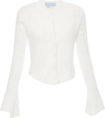 Produktbild von POOMI damen strickjacke - weiss, M/L