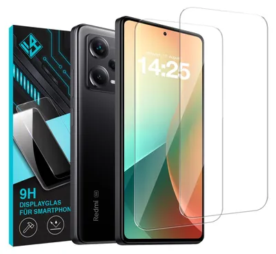 Produktbild von 2x 9H Schutzglas Displayschutzfolie für Xiaomi Redmi Note 12 Pro+ 5G Displayglas Displayschutz Glas Panzerfolie Schutzglasfolie