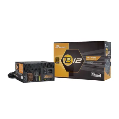 Obrázek produktu pro Seasonic B12 BC, 850 W, 100 - 240 V, 50 - 60 Hz, 10 A, 100 W, 840 W