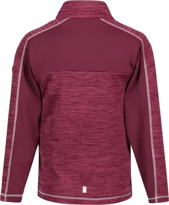 Produktbild von Regatta - "Hewley" Fleece-Oberteil mit halbem Reißverschluss für Kinder RG7988 (170-176) (Aprikosen Crush/Mittelgrau)