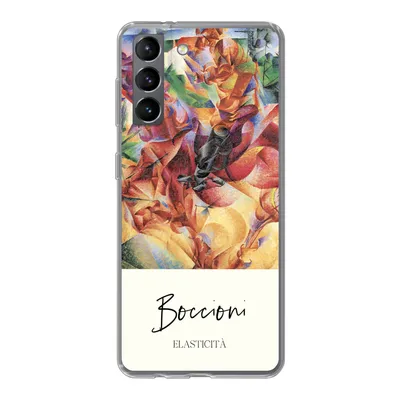Produktbild von MuchoWow® Handyhülle Schutzhülle Hülle für Samsung Galaxy S21 Kunst - Umberto Boccioni - Elasticità Silikon Softcase Handy Hülle - Softcase