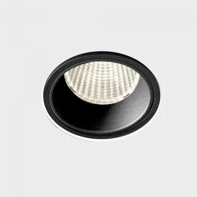 Produktbild von KOHL LIGHTING VERSUS Einbauleuchte mit Rahmendurchmesser 80 mm, schwarz, 38°, 15 W, CRI 80, 4000 K, PUSH