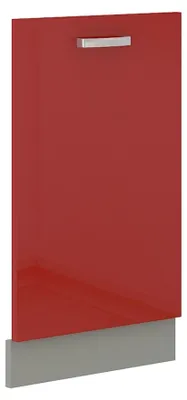 Produktbild von Frontblende Geschirrspüler vollintegriert 45 cm Rot Hochglanz Küche Rose Bianca