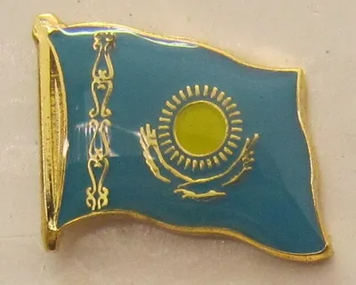 Produktbild von Kasachstan Pin Anstecker Flagge Fahne Nationalflagge