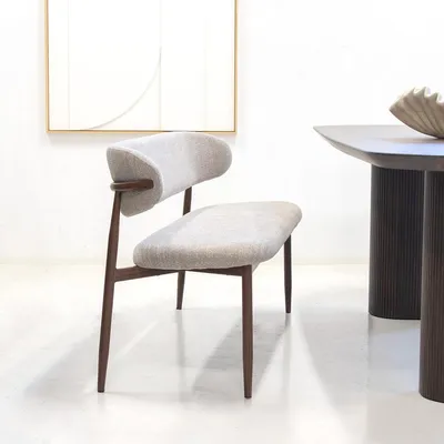 Produktbild von Giga Meubel Esszimmerbank Alexia - Taupe/Walnuss - 180cm