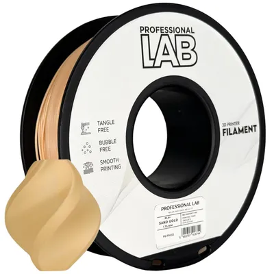 Zdjęcie produktu dla Filament Prof. Lab Pla+ 1.75Mm 1Kg Piaskowy Złoty | Sand Gold