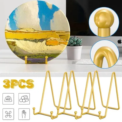 Produktbild von Eisen Display Ständer Metall Tellerständer Staffelei Art Plattenhalter Ständer