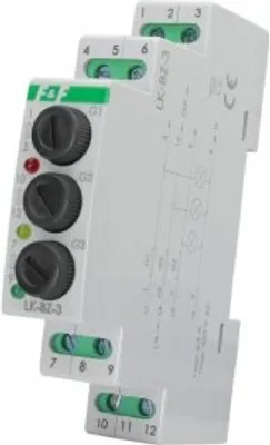 Produktbild von F&F | Kontrollleuchte + Sicherungssteckdose LK-BZ-3K - 3-Phasen - LED Signal - Platzsparend und Sicher