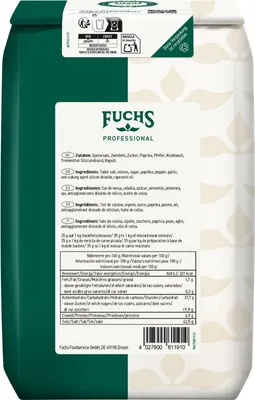 Produktbild von Fuchs Professional Hackfleisch Würzmischung fein abgestimmt 2000g