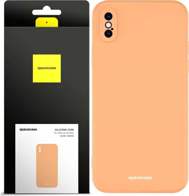 Immagine prodotto di Custodia in silicone SPACECASE Custodia in silicone per iPhone XS Max Arancione