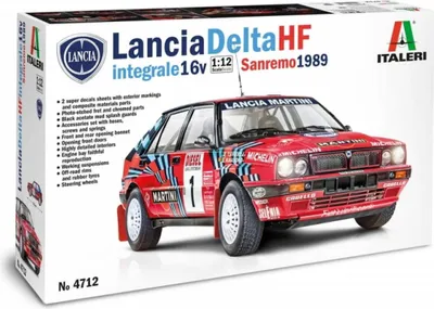 Image de ITALERI 510004712 1:12 Lancia DELTA 16VHF integ