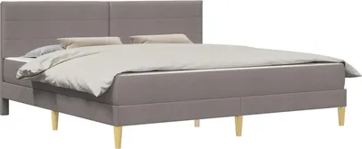 Produktbild von Bettrahmen Taupe 180 x 200 cm Polyester