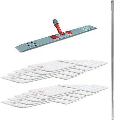 Produktbild von Set mit 10 Wischmopp "Premium" 80 cm Mikrofaser