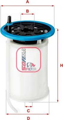 Produktbild von Kraftstofffilter SOFIMA S 6079 NE für FIAT TIPO Kombi (356) Filtereinsatz