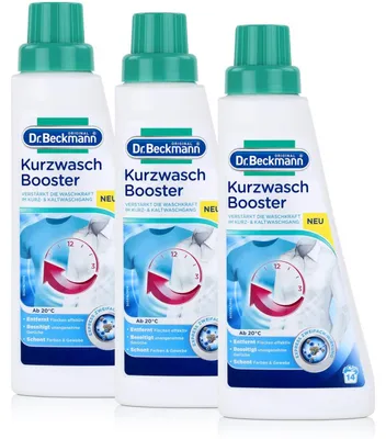 Produktbild von Dr. Beckmann Kurzwasch Booster 500ml - Entfernt Flecken effektiv (3er Pack)
