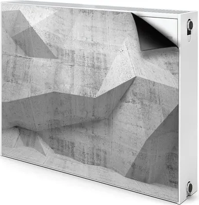 Obrázok produktu pre Magnetický kryt na radiátor Kryt na radiátor 100x60 cm - abstrakcia, betón