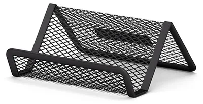 Produktbild von Visitenkartenhalter Metall 9,8x7x4,5cm Schwarz