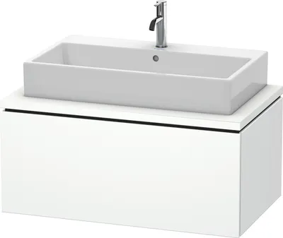 Produktbild von Konsolenunterschrank L-CUBE 400x920x547mm weiß matt weiß matt