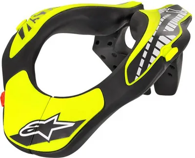 Zdjęcie produktu dla Ochraniacz szyi NECK SUPPORT YOUTH, ALPINESTARS, dziecięcy (żółty fluorescencyjny/czarny, rozmiar: uniwersalny) 2027