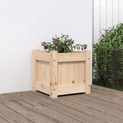 Produktbild von vidaXL květináč 31x31x31 cm z masivního borovicového dřeva