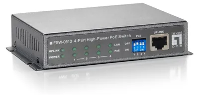 Obrázok produktu pre LevelOne FSW-0513 - Switch - 4 x 10/100 (PoE)