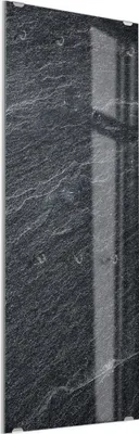 Produktbild von DEQORI Kleiderhaken aus Glas 50x125 cm 'Klassischer Schieferstein' Wand Garderobe Haken