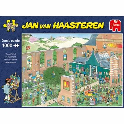 Produktbild von Jumbo Spiele Jumbo Jan van Haasteren Der Kunstmarkt 1000 Teile Puzzle (20022 )