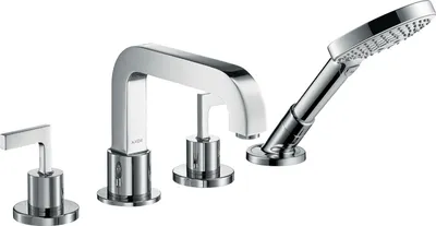 Immagine prodotto di hansgrohe AXOR Citterio 4 trous pour baignoire avec poignées de porte, 39446000, 39446000